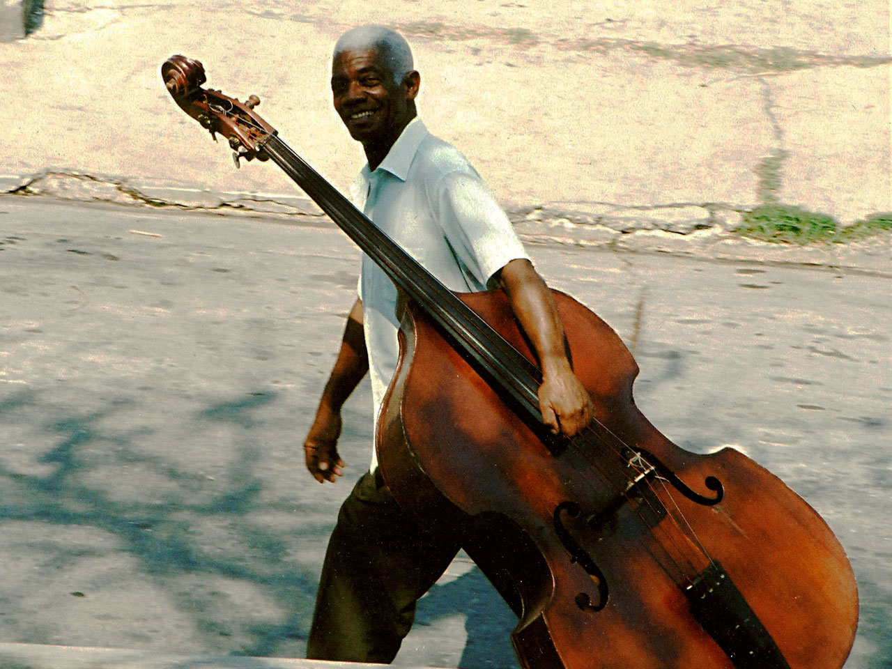 On my way to work, Musician in Santiago de Cuba